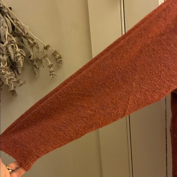 Alfred Dunner Textured Knit Top in Warm Orange - Picture 3 of 5